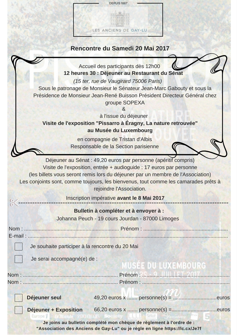 Bulletin d'inscription