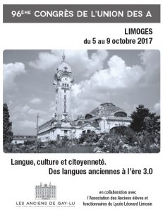 Congrès 2017 à Limoges