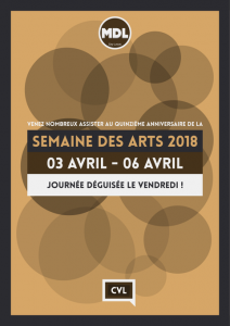 Semaine des Arts 2018