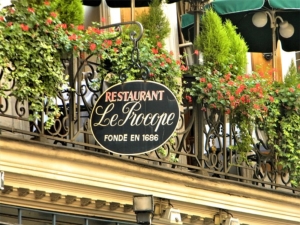 Restaurant Le Procope Paris